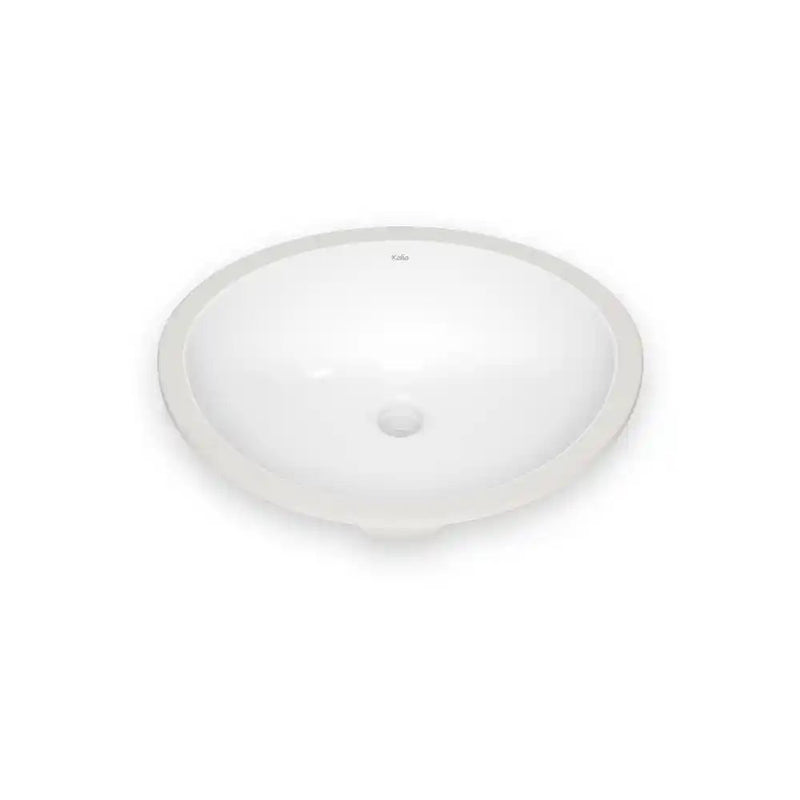Kalia Ceska Undermount Oval Porcelain Washbasin With Neopur Coating For Undermount Installation