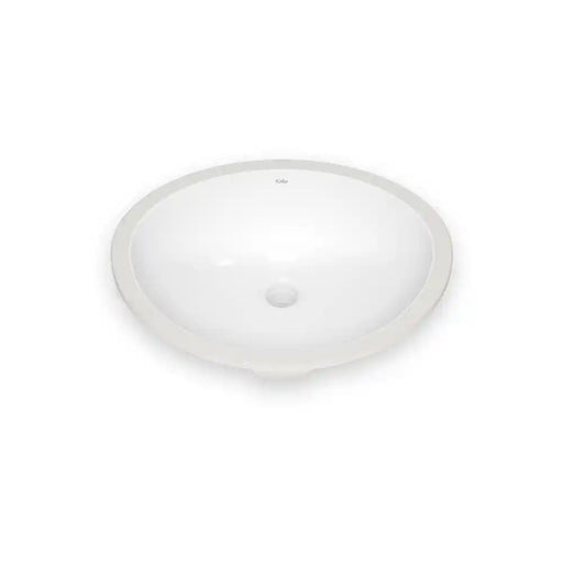 Kalia Ceska Undermount Oval Porcelain Washbasin With Neopur Coating For Undermount Installation