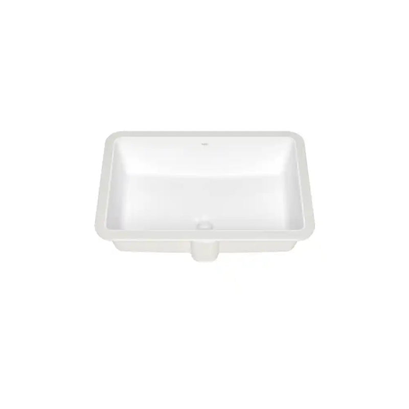 Kalia Ceska Undermount Rectangular Porcelain Washbasin With Neopur Coating For Undermount Installation