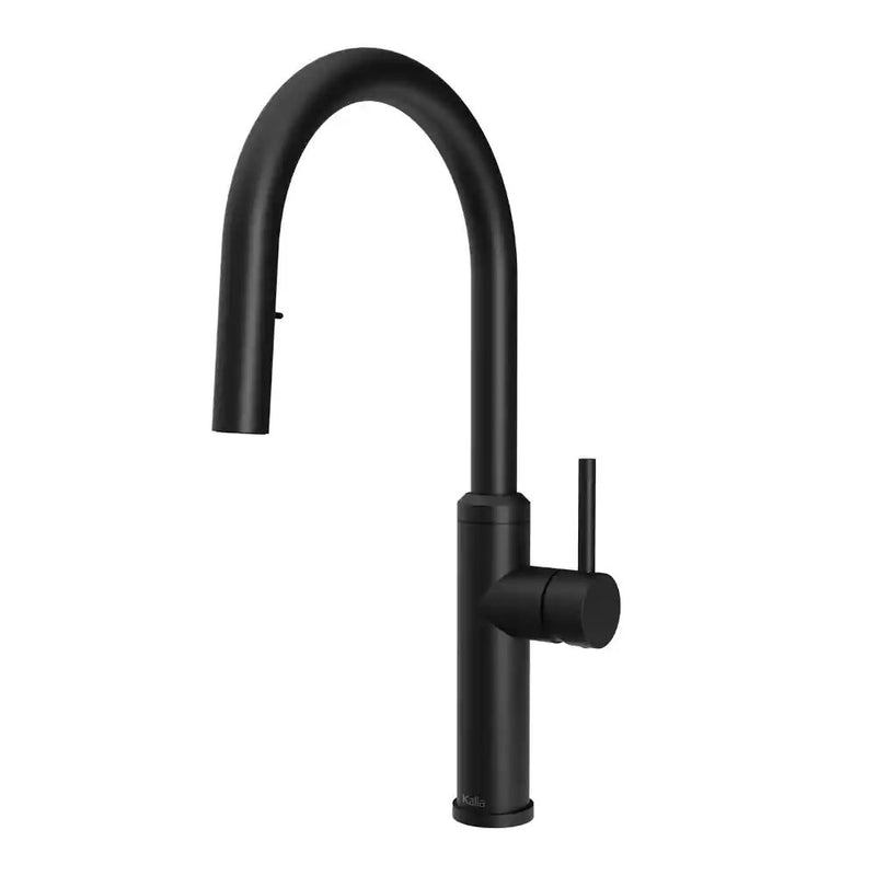 Kalia Enora Diver Single Handle Kitchen Faucet Pull-Down Dual Spray