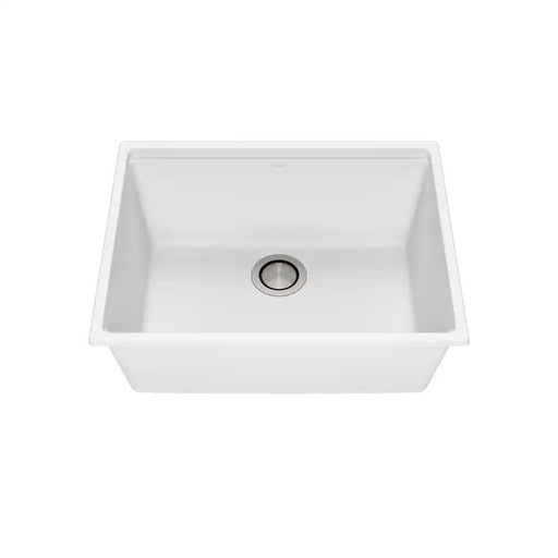 Kalia Bacia 25 Granistone Single Bowl Kitchen Sink 25" With Drain And Silicone Mat For Undermount Installation