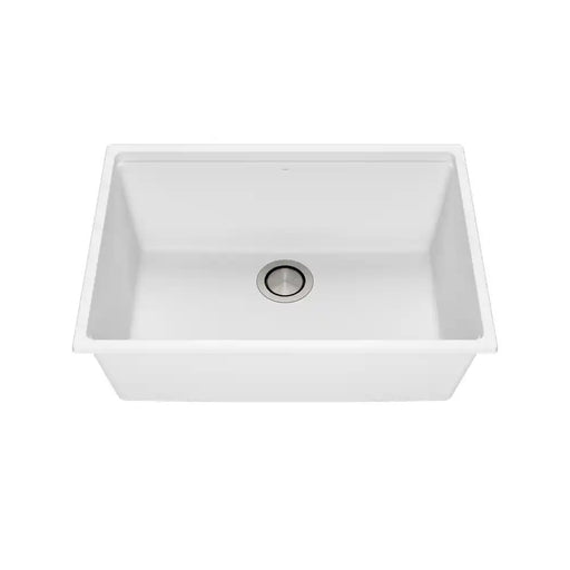 Kalia Bacia 27 Granistone Single Bowl Kitchen Sink 27" With Drain And Silicone Mat For Undermount Installation