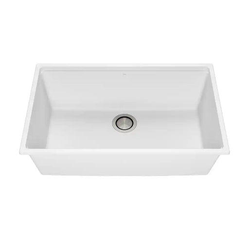 Kalia Bacia 31 Granistone Single Bowl Kitchen Sink 31" With Drain And Silicone Mat For Undermount Installation