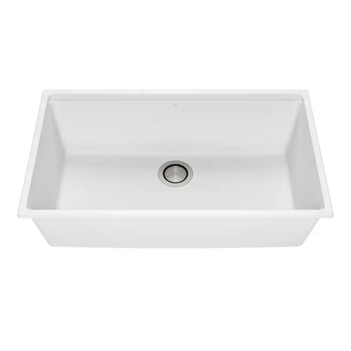 Kalia Bacia 33 Granistone Single Bowl Kitchen Sink 33" With Drain And Silicone Mat For Undermount Installation