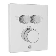 Empyrean Wave Smart Control 2- functions Thermostatic Square Shower Valve Trim only with Volume Control