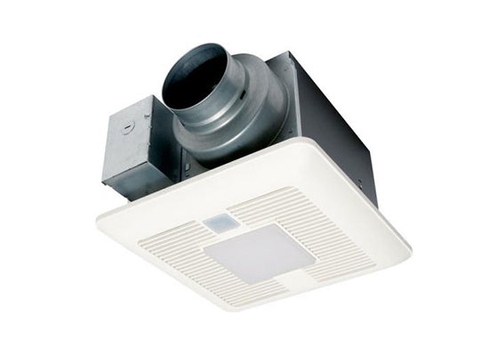 Panasonic WhisperSense DC LED with SmartAction® Motion & Built in Humidity Sensor 50-80-110 CFM