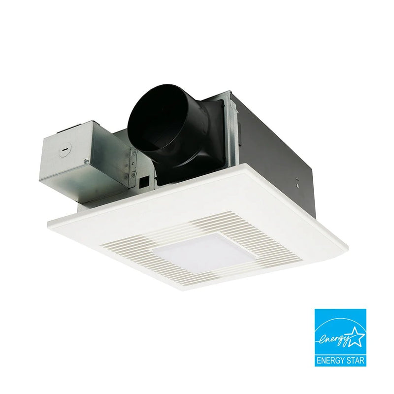 Panasonic WhisperFit DC with Light and Night Light 80-110 CFM 10W LED Chip Panel