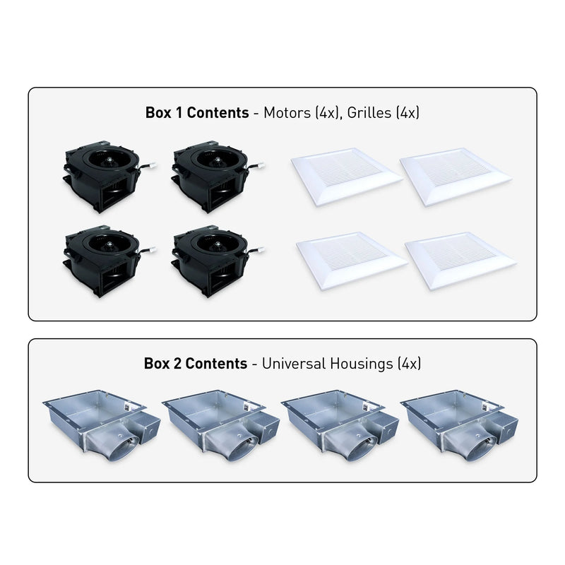 Panasonic WhisperValue DC Frame Contractor Pack 4 