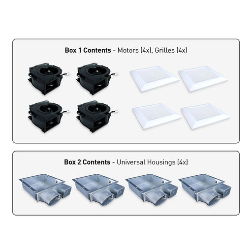 Panasonic WhisperValue DC Assy Contractor Pack 4 