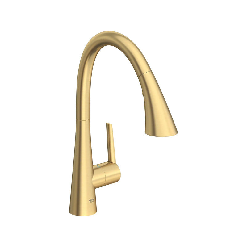 Grohe 32298 Grohe Zedra Single-Handle Pull Down Kitchen Faucet Triple Spray 6.6 L/min - 1.75 GPM