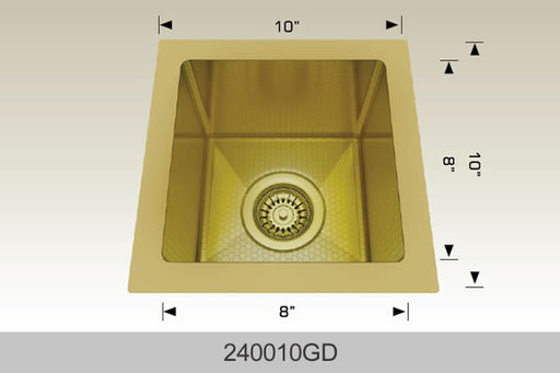 Bosco 240010 Textured Titanium Series Stainless Steel Kitchen Sink