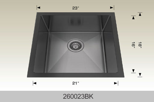 Bosco 260023 Textured  Series Stainless Steel Kitchen Sink at Discount Price at Kolani Toronto