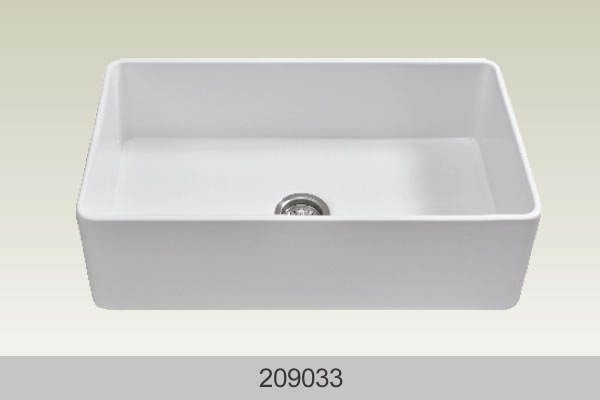 Bosco 209030 Fireclay Apron Series Kitchen Sink