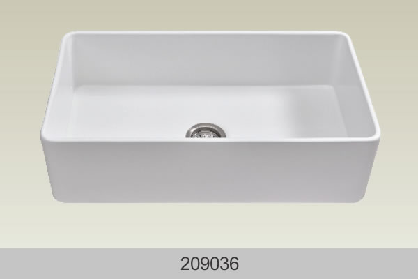 Bosco 209036 Fireclay Apron Series Kitchen Sink