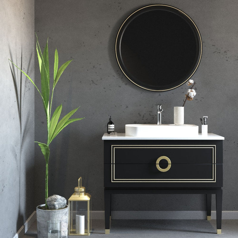 Virta 42 Inch Sarah Floor Mount Single Sink Vanity