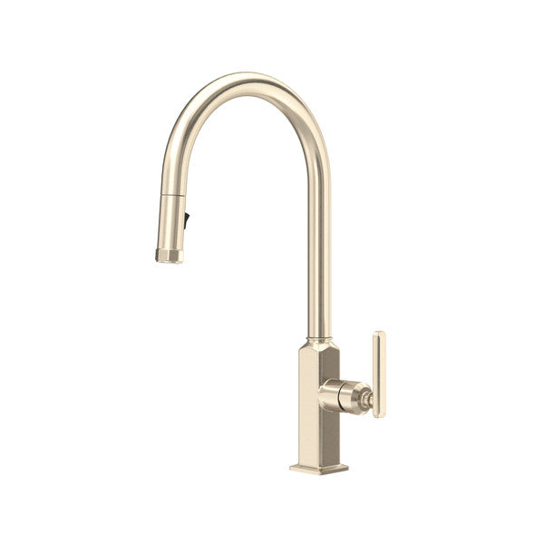 Rohl Apothecary Pull-Down Kitchen Faucet With C-Spout