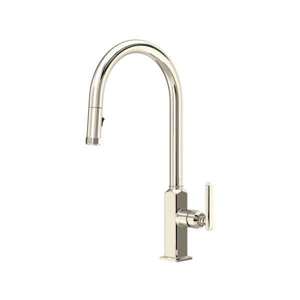 Rohl Apothecary Pull-Down Kitchen Faucet With C-Spout