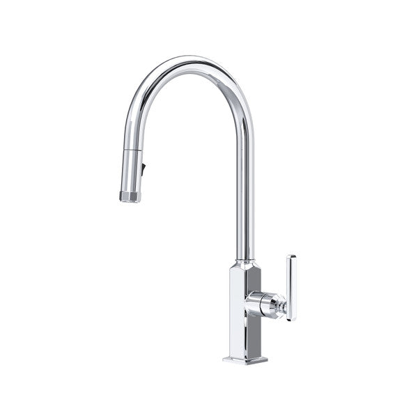 Rohl Apothecary Pull-Down Kitchen Faucet With C-Spout