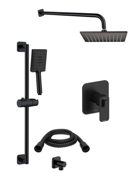 Custom 2-Way Shower Kit With Riobel Equinox Thermostatic trim (Without Rough-In)