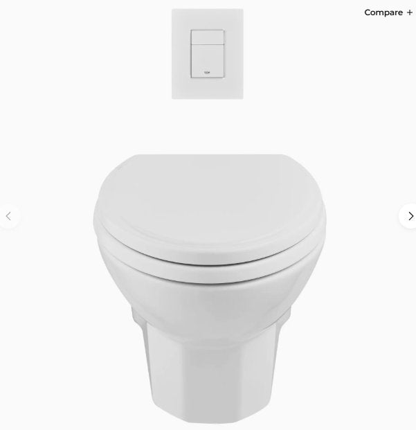DXV Belshire Wall-Hung Elongated Toilet