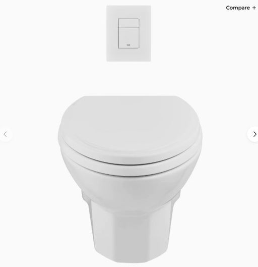 DXV Belshire Wall-Hung Elongated Toilet