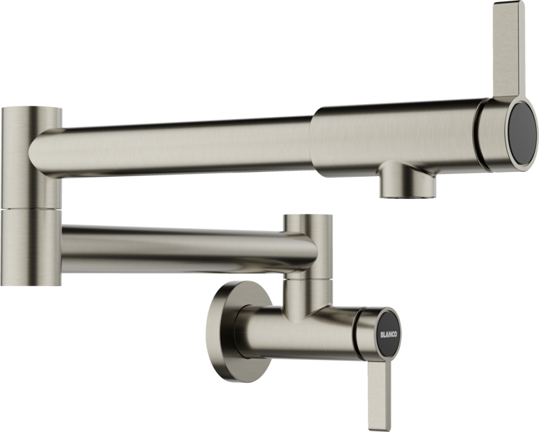 BLANCO CULINA II POT FILLER SATIN PLATINUM