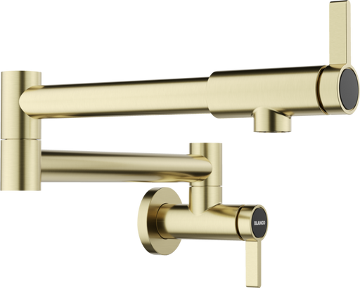 BLANCO CULINA II POT FILLER SATIN GOLD