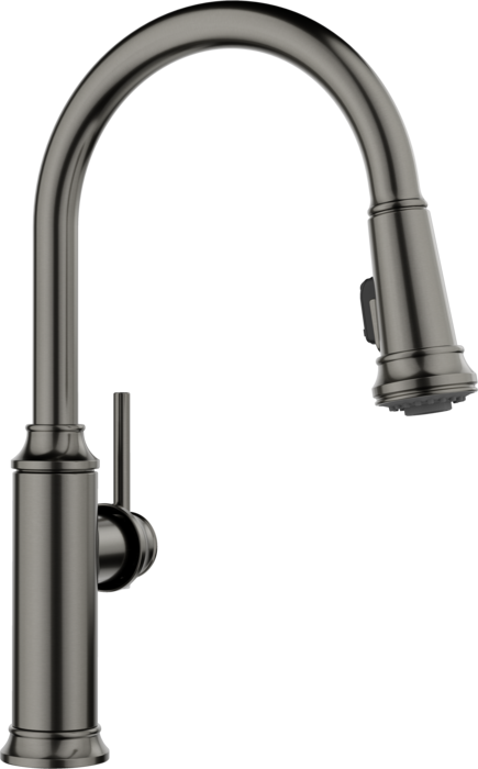 BLANCO EMPRESSA HIGH ARC 1.5 GPM SATIN DARK STEEL