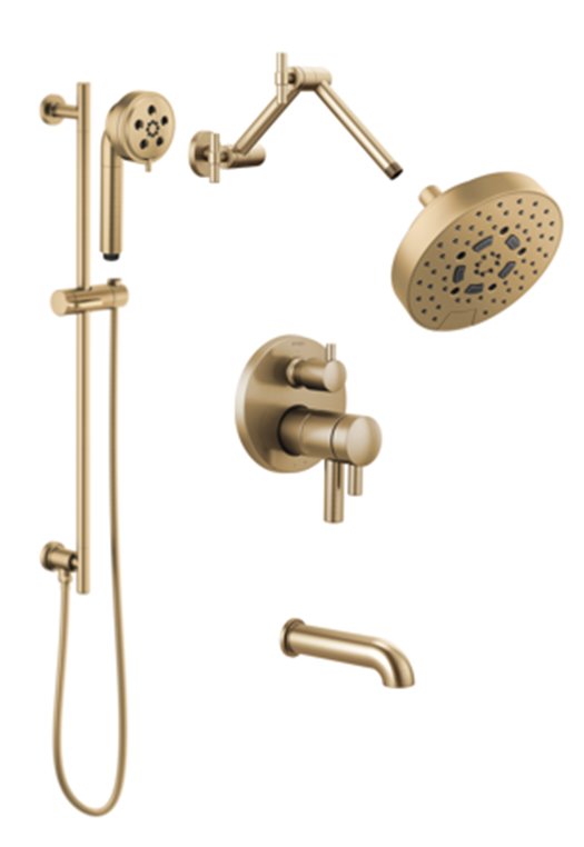 BRIZO ESSENTIAL KIT334ES 3-WAY THERMOSTATIC SHOWER KIT