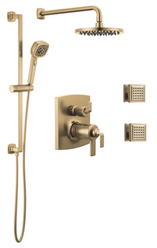 BRIZO ALLARIA KIT335AL 3-WAY THERMOSTATIC SHOWER KIT