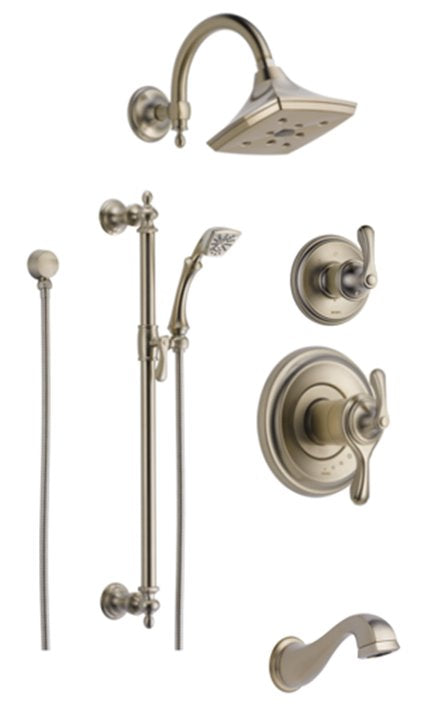 BRIZO CHARLOTTE KIT335-1CH 3-WAY THERMOSTATIC SHOWER KIT