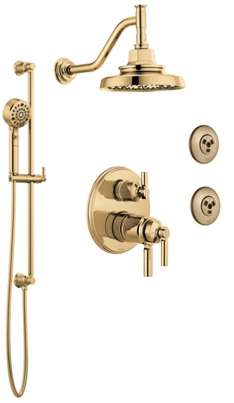 BRIZO INVARI KIT335IN 3-WAY THERMOSTATIC SHOWER KIT