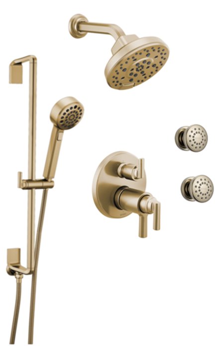 BRIZO LEVOIR KIT335LV 3-WAY THERMOSTATIC SHOWER KIT