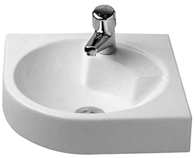 Duravit 0448450000 Washbasin 450mm Architec white corner model wo OF w.TP 1 TH