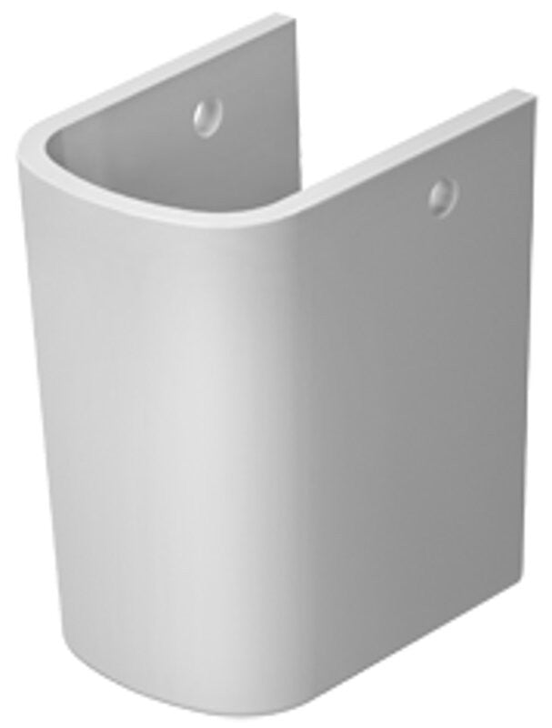 Duravit 0858310000 Half pedestal DuraStyle white for handrinse basin 070485