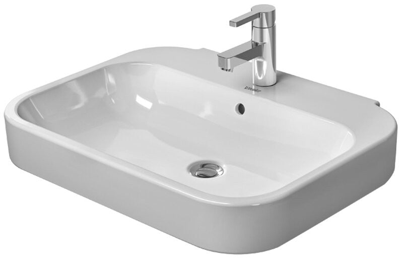 Duravit 2316650000 Washbasin 65 cm Happy D.2 white with OF with TP 1 TH