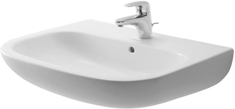 Duravit 23106500002 Washbasin 65 cm D-Code with of. with tp 1 th white