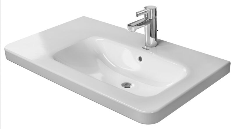 Duravit 2326800000 Furniture washbasin 800mm DuraStyle white asym B-ri. w.OF w.TP 1 TH