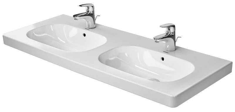 Duravit 03481200002 Furniture washbasin 1200 mm D-Code white with OF TP 1 TH