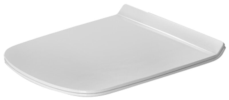Duravit 0060590000 Seat and cover DuraStyle white hinges ss with SoftClose elong.