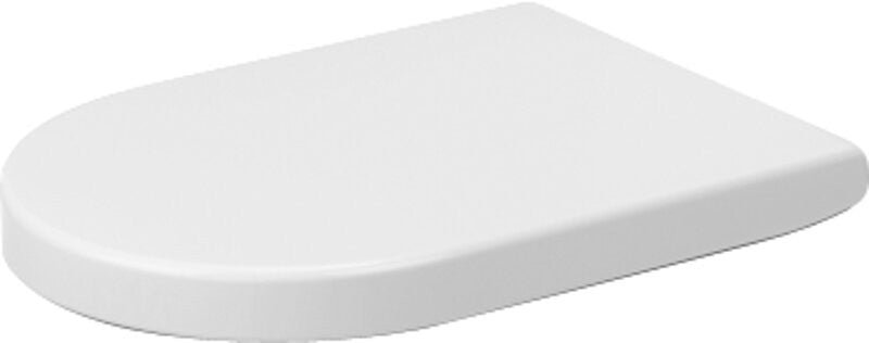 Duravit 0063320000 Seat and cover white elongated hinges ss wo automatic closure