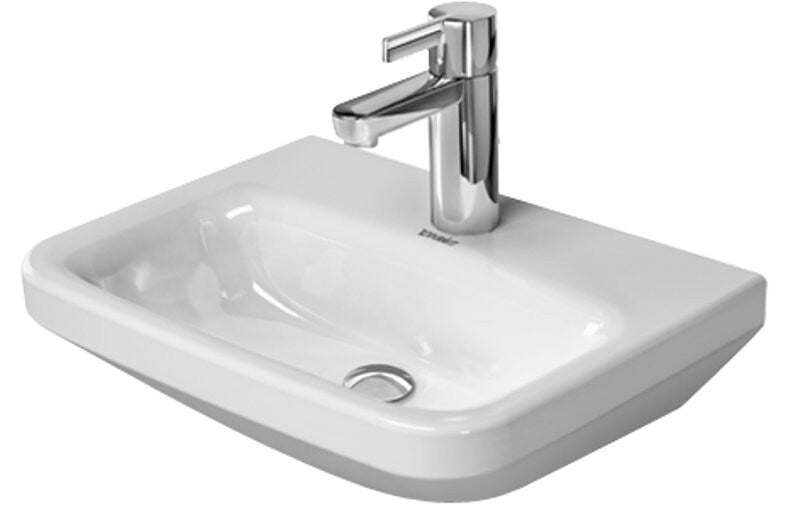 Duravit 0708450000 Handrinse basin 45 cm DuraStyle white wo OF with TP 1 TH