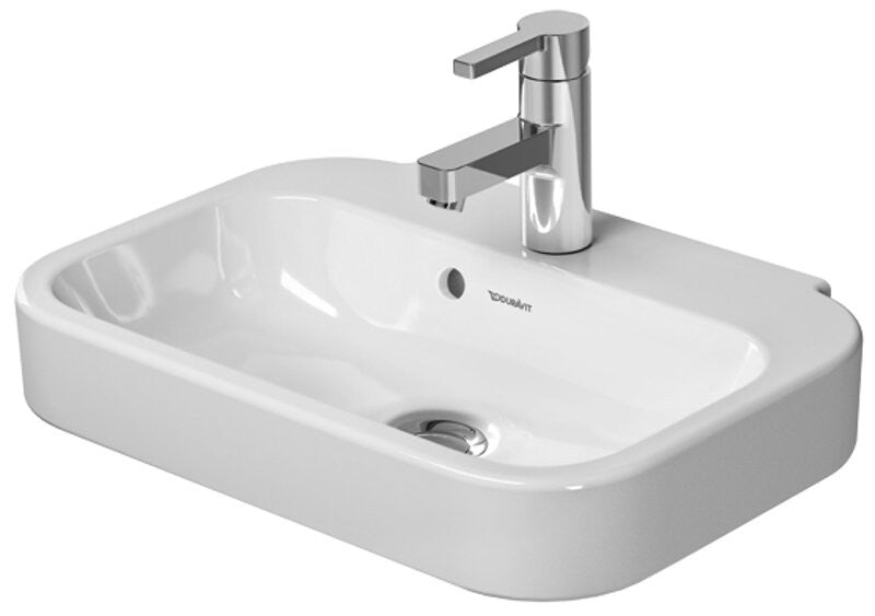 Duravit 0709500000 Handrinse basin 50 cm Happy D.2 white with OF with TP 1 TH