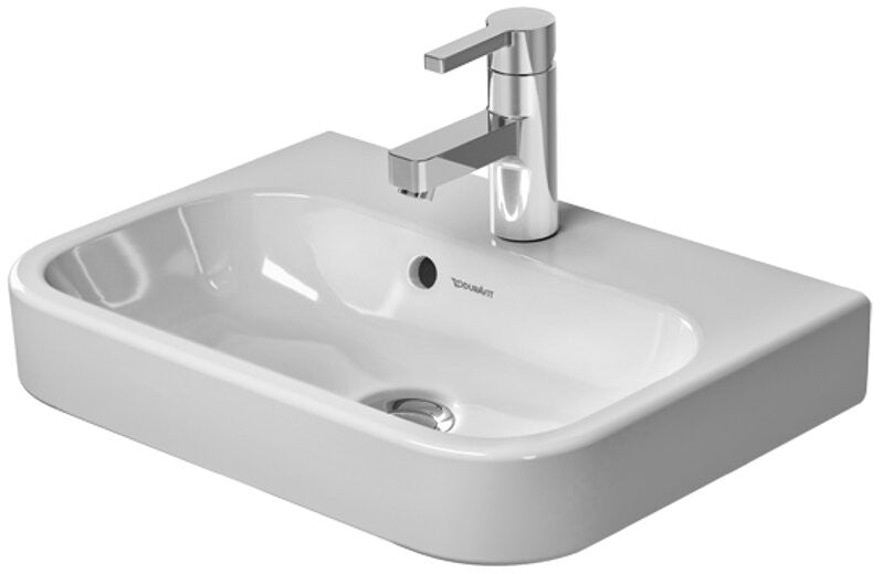 Duravit 0710500000 Furn.handrinse basin 500mm HappyD.2 white with OF with TP 1 TH