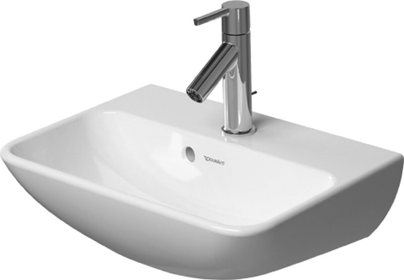 Duravit 0719450010 Handrinse basin 450mm ME by STARCK white w.OF w.TP TH prepunched