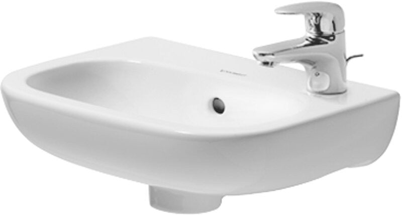 Duravit 07053600092 Handrinse basin 36 cm D-Code white with of with tp th left punched