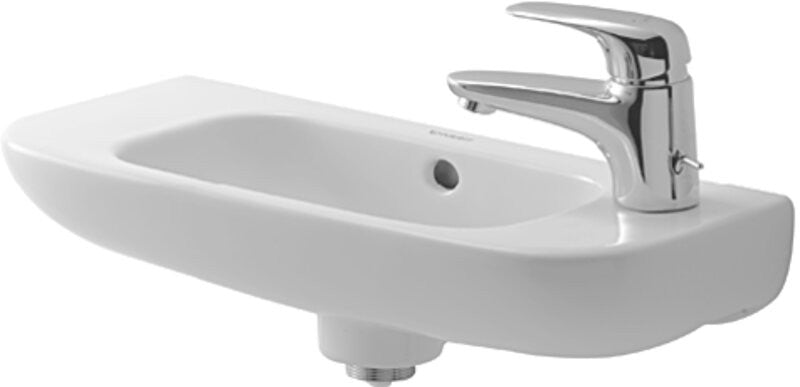 Duravit 07065000082 Handrinse basin 50 cm D-Code white with of with tp 1 th right