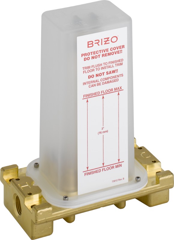 BRIZO R70100 FLOOR MOUNT TUB FILLER - ROUGH WITH STOPS