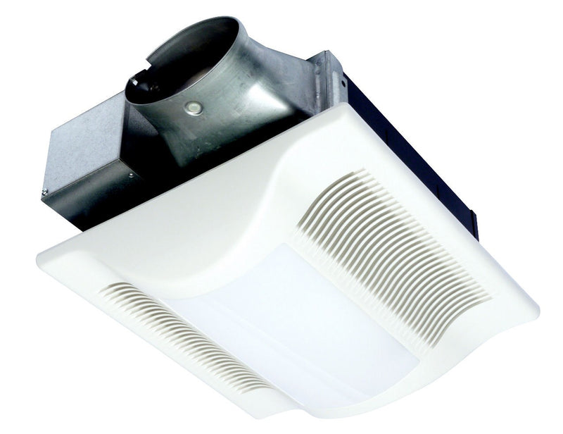 Panasonic FV-10VSL3E 100 CFM: 2 13-Watt CFL 30.2 Watts 3.3 CFMWatt: 1.4 sones - Depth: 3-38 Duct: 4 Oval