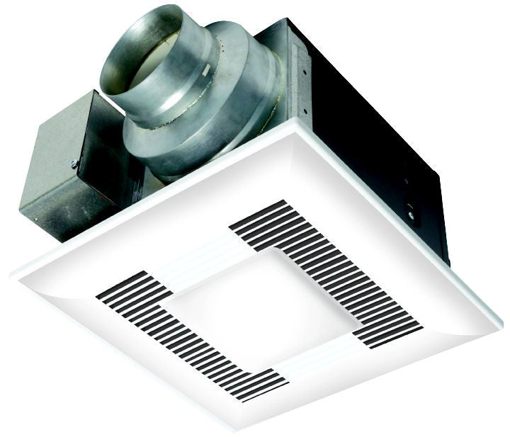 Panasonic FV-11VQL6 110 CFM: 2 13-Watt GU24 Spiral CFLs 1 4-Watt Nightlight - 23.4 Watts 4.7 CFMWatt: 0.5 sone
